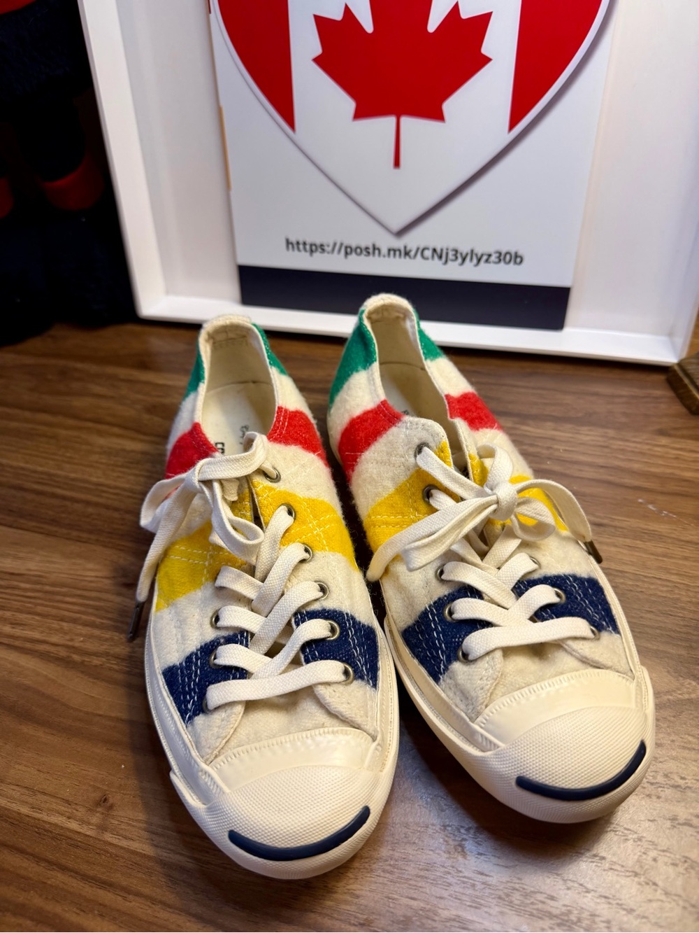 Hudson's Bay Company and Converse Size 6 HBC Striped Low rise sneakers